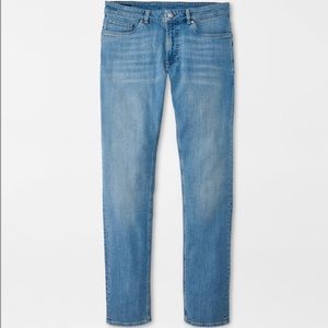 Peter Millar Vintage Washed Five-Pocket Denim Stone-washed Blue (34)